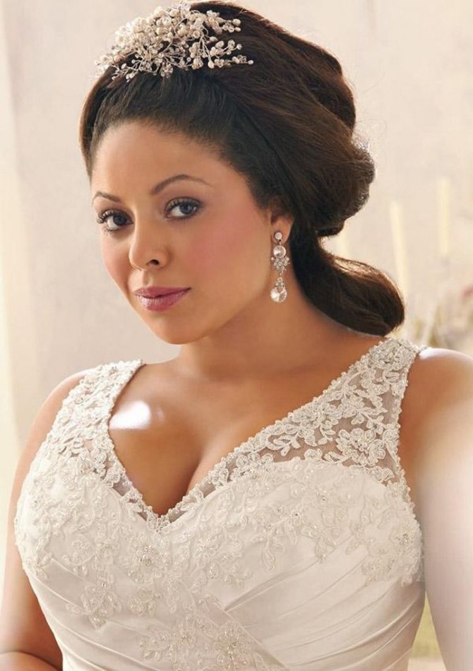 Если у невесты с полным лицом