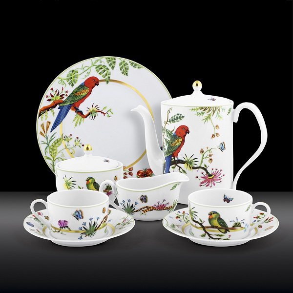 фарфоровый набор посуды на 20ю годовщину