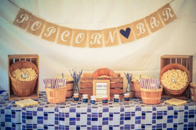 Food-зоны на свадьбе