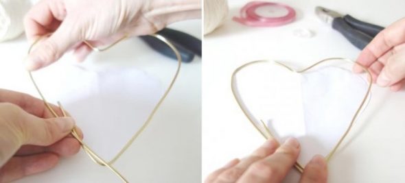 Формируем из проволоки сердце
