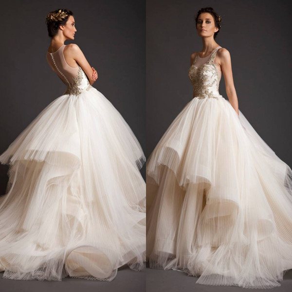 Фото бального свадебного платья