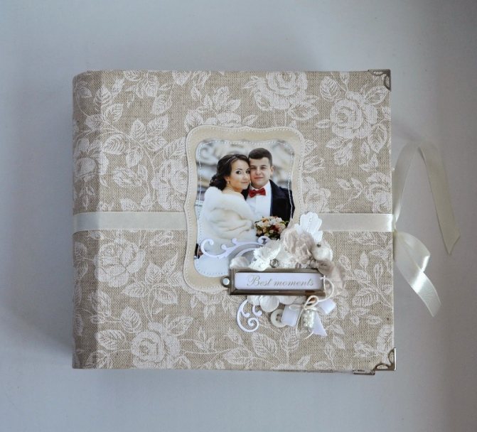 Фото молодоженов на обложке