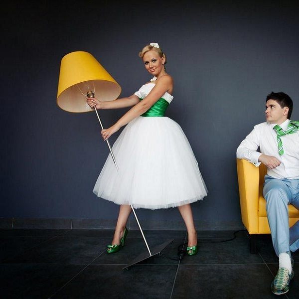 Фото невесты в стиле стиляг