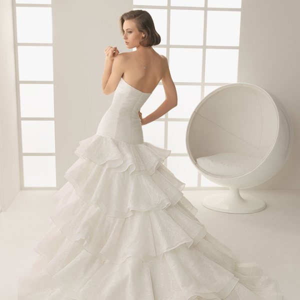 Фото платья на свадьбу из льна