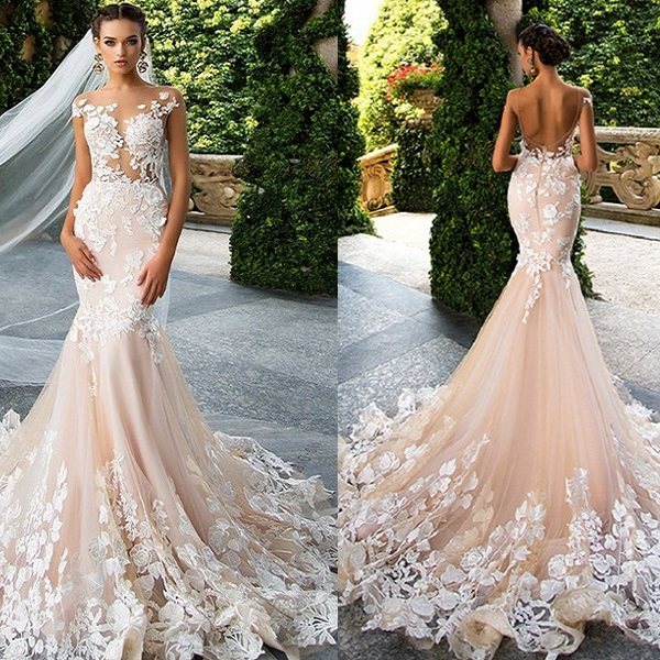 Фото свадебного платья «Русалка»