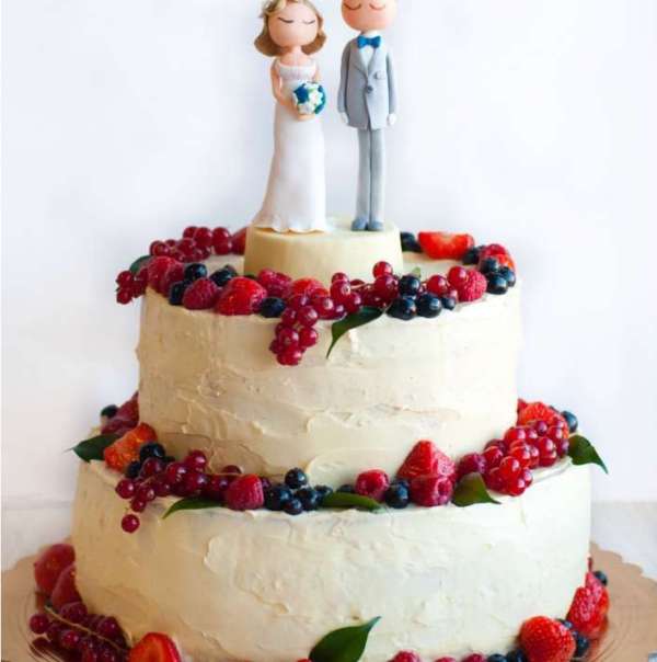 Фото торта без мастики на 5 лет совместной жизни после свадьбы