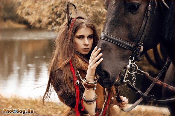 Фотосессия с лошадьми