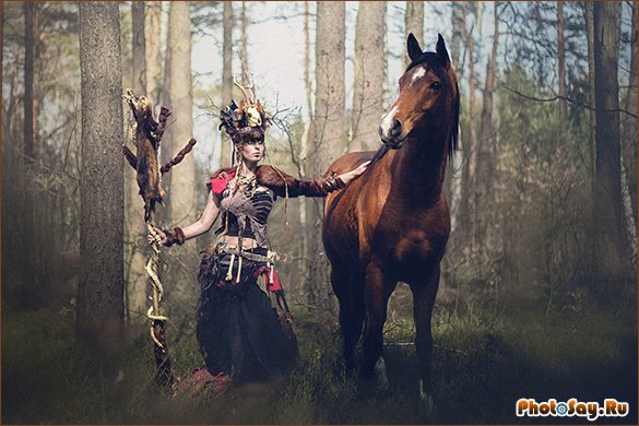 Фотосессия с лошадьми