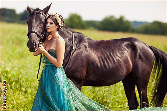 Фотосессия с лошадьми