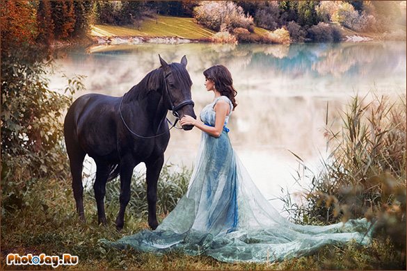Фотосессия с лошадьми