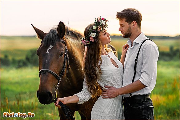 Фотосессия с лошадьми