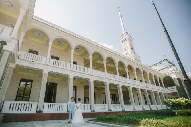 Фотосессия у Речного вокзала (фото)