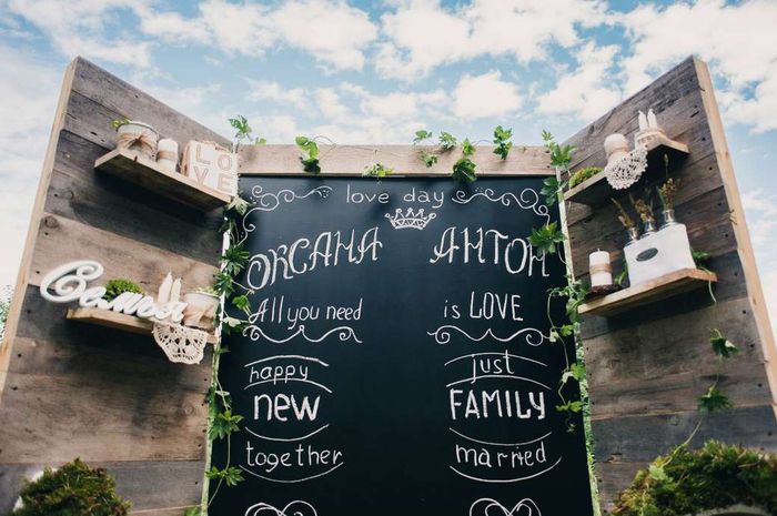 фотозона меловая доска 8