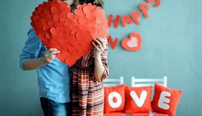 Фотозона на День Влюбленных