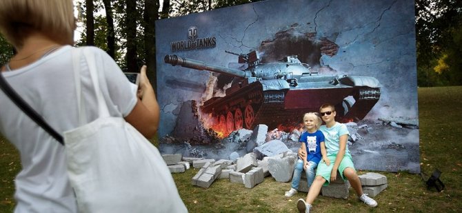 фотозона WorldOfTanks