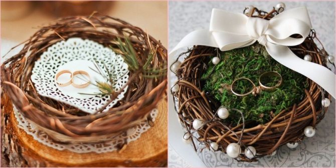 Гнезда для колец молодых