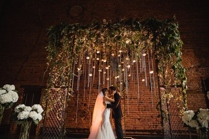 Городской шик: свадьба в лофте