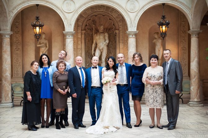 групповые свадебные фотографии