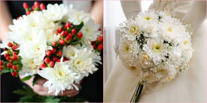 Хризантемы отличный вариант для торжества