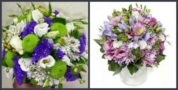 Хризантемы в букете невесты