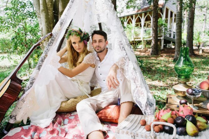 идеи для свадьбы - Boho chic