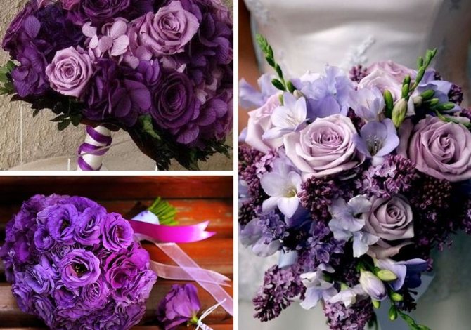 Идет для букетов из сиреневых цветов