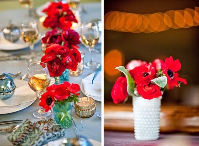 Интерьер маковой свадьбы