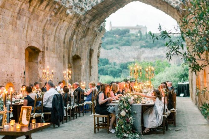 Испанское свадебное застолье