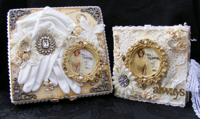 Использование атрибутики свадьбы в качестве декора