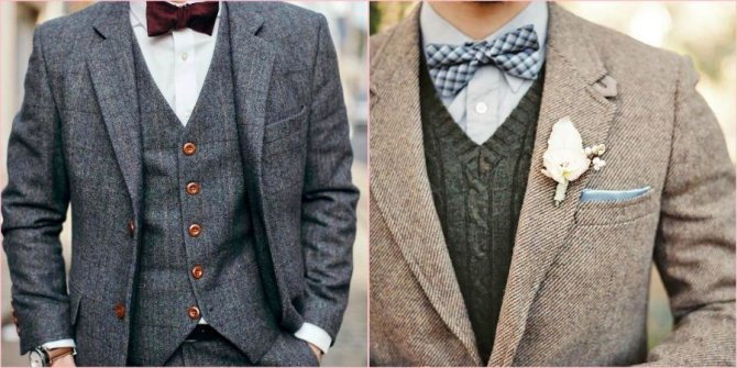 Из твидовой ткани получаются статные пиджаки