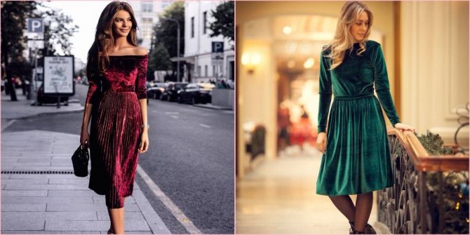 Изделия из бархата находятся на пике популярности