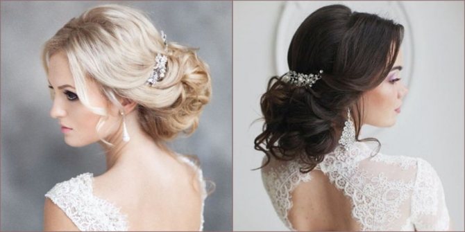 Изюминка небрежно собранных локонов заключается в легкой растрепанности