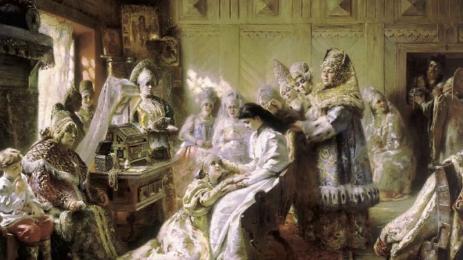 К.Маковский. Под венец.