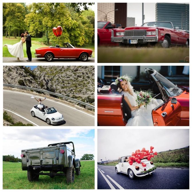 Кабриолет на свадьбу