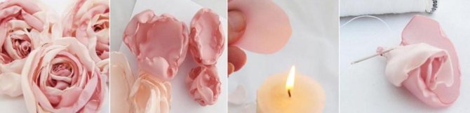 Как делать розу