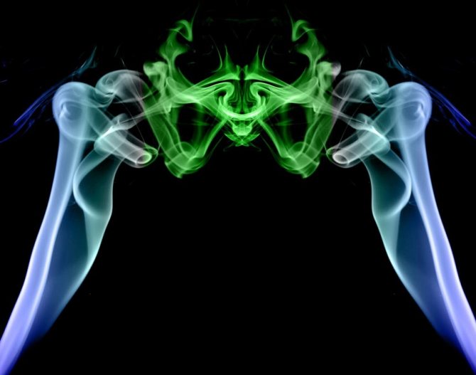 как фоторафировать дым