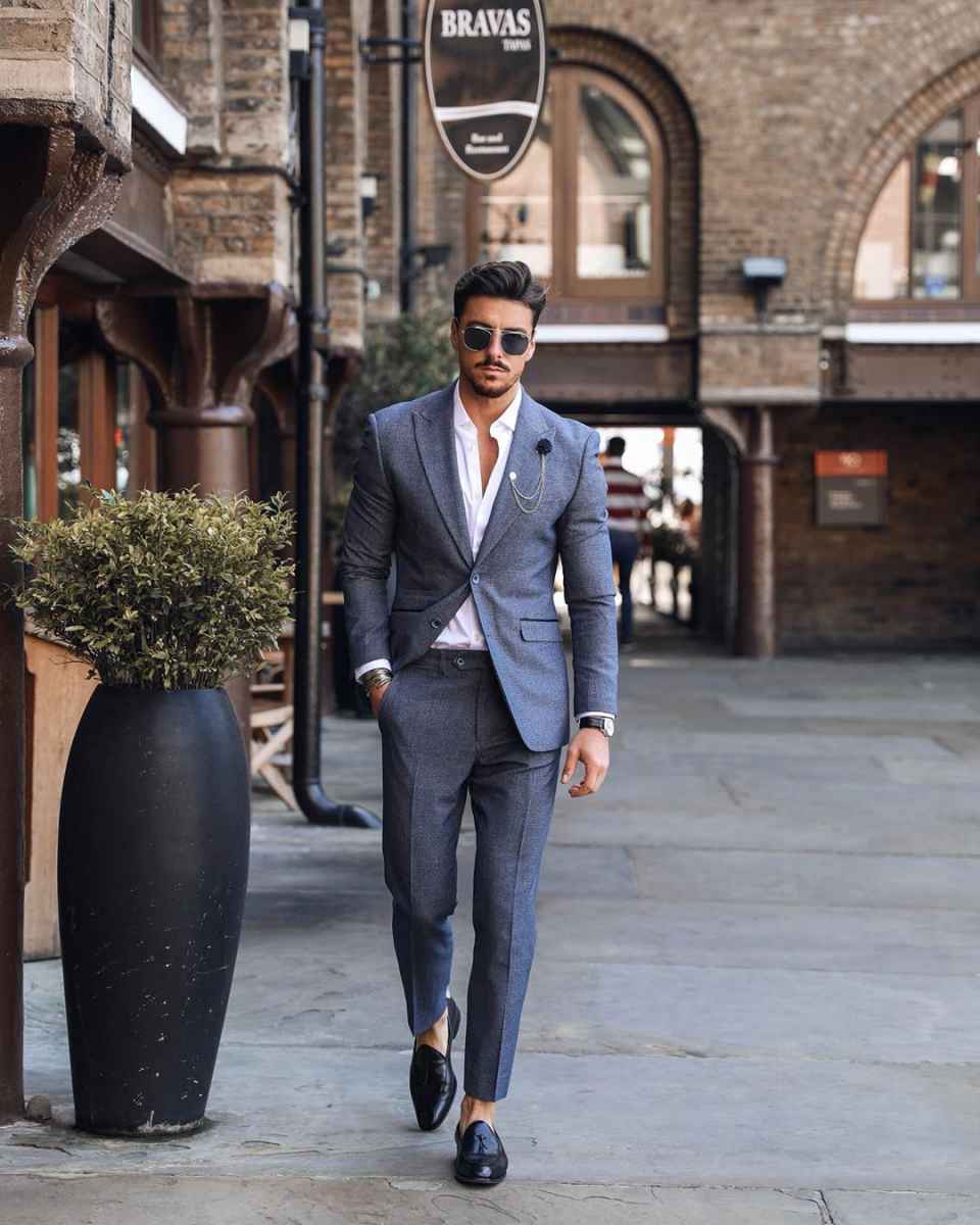 Как одеться на свадьбу мужчине гостю фото_32