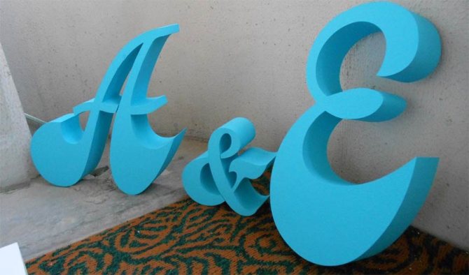 как сделать буквы из пенопласта