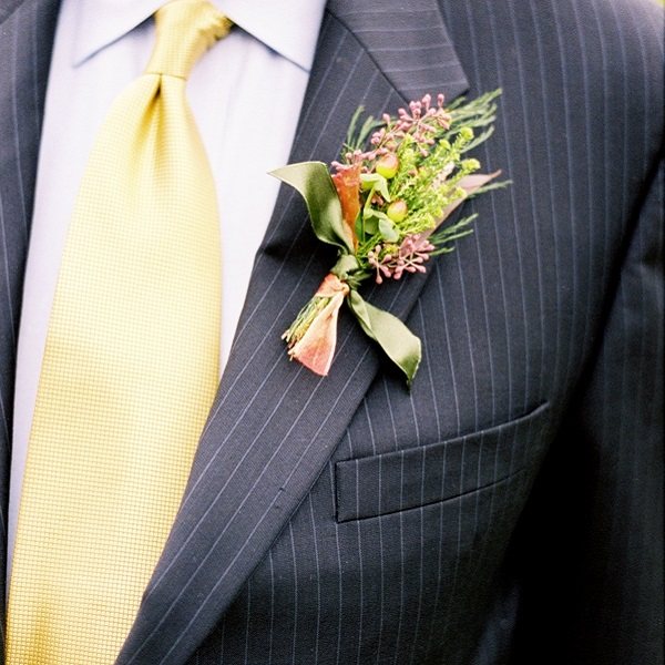 как сделать красивую бутоньерку для жениха