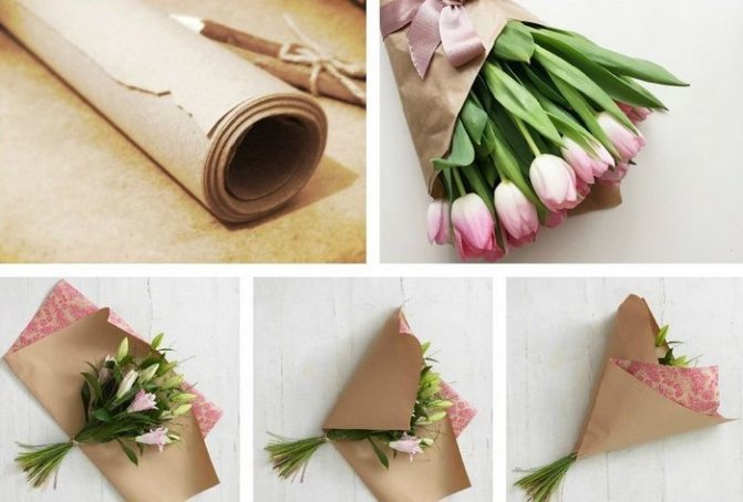 Как сложить букет