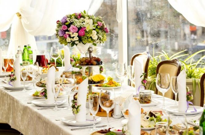 как составить меню на свадьбу 9