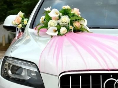 как украсить свадебный кортеж 2022 фото