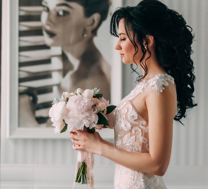 Как выбрать прическу под фату