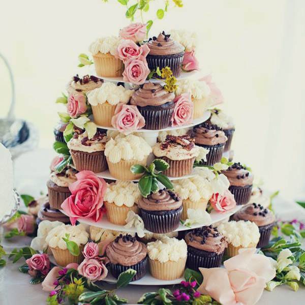 Капекейки в качестве угощения на 15-ой годовщине свадьбы