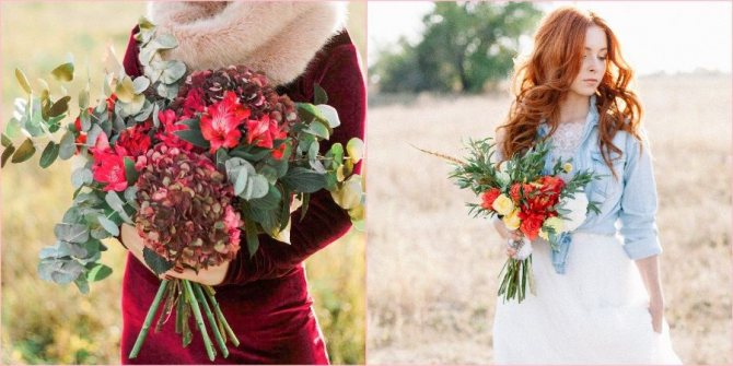 Классическое сочетание красного и зеленого