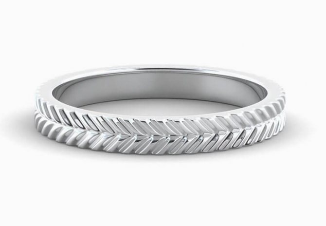 Кольцо из платины