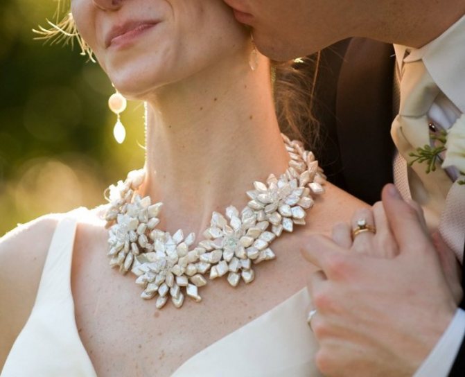 Колье для невесты