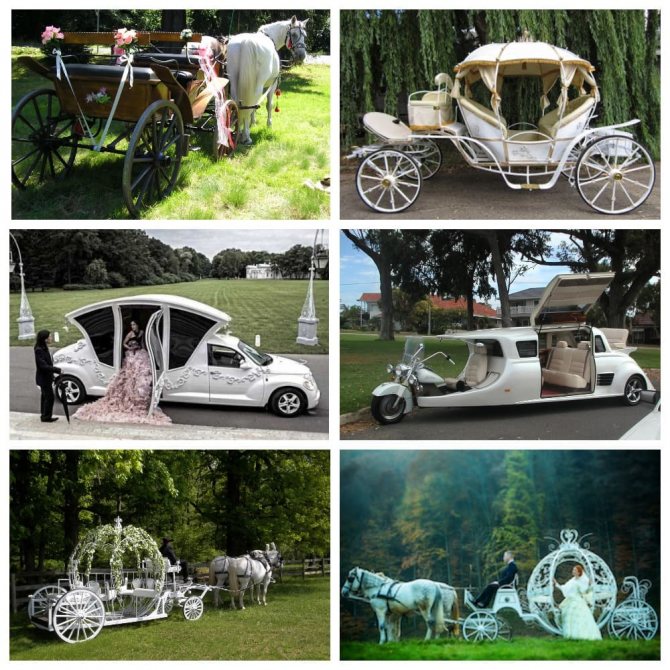 Конный экипаж или карета на свадьбу