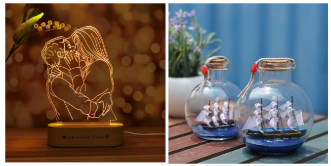 коралловый свадебный подарок