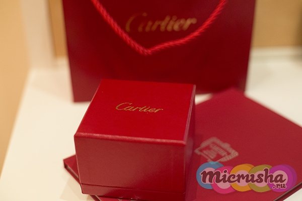коробка для украшений Картье